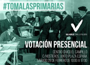 Votación presencial Valladolid Toma La Palabra