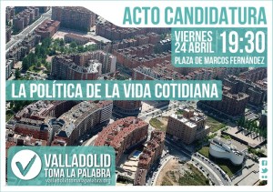 Acto Candidatura Parquesol_Valladolid Toma La Palabra