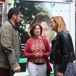 Alberto Bustos, María Sánchez y Rocío Anguita