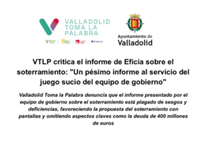 Un pésimo informe que se suma al juego sucio del equipo de gobierno en el debate integración-soterramiento