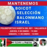 VTLP denuncia el "blanqueamiento deportivo" del Ayuntamiento al autorizar partidos amistosos con la selección de balonmano de Israel